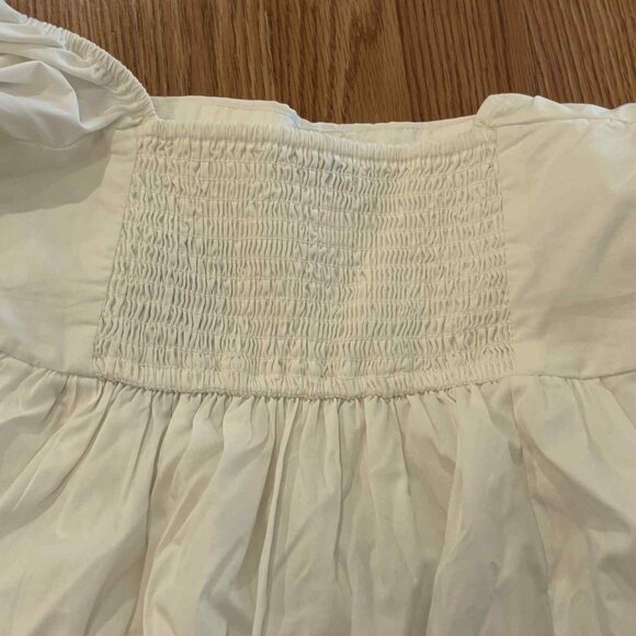 Abercrombie & Fitch Emerson Poplin Puff Sleeve Mini Dress NWT - Picture 8 of 9